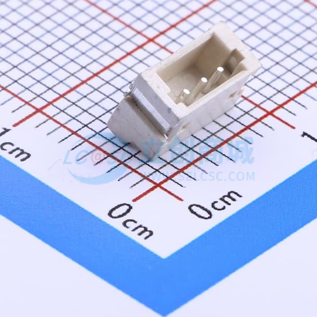 1x3P 间距:1.5mm 卧贴 系列:ZH实物图