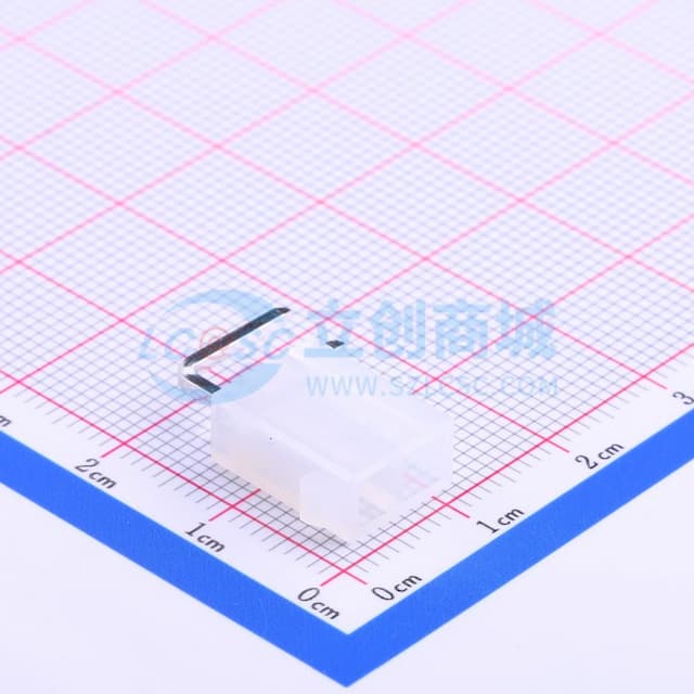 1x2P 间距:4.2mm 弯插 【插件】实物图