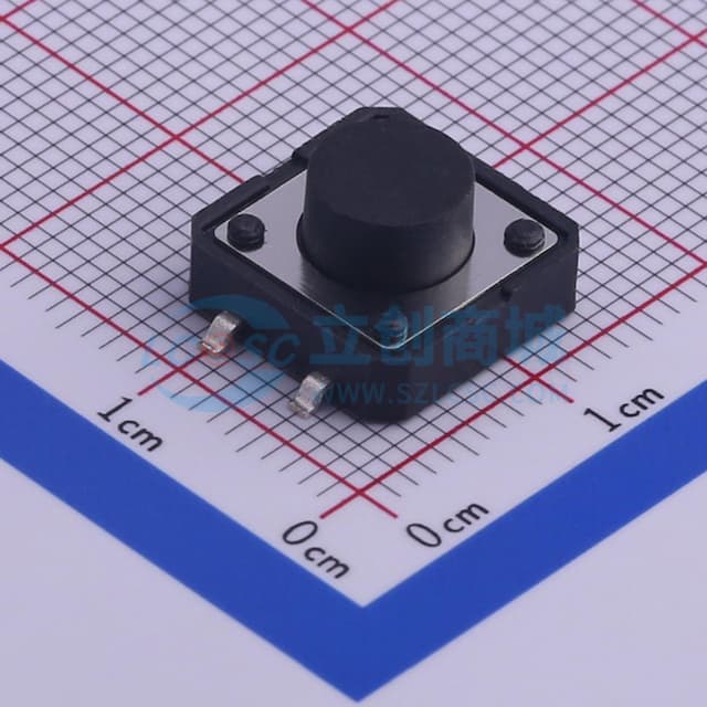 12*12*6.5mm 立贴 轻触开关实物图