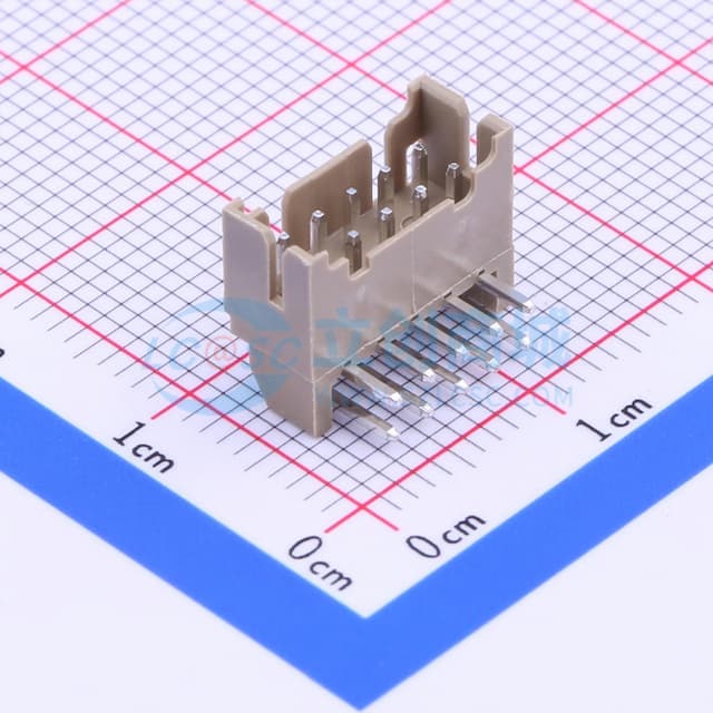 2x5P 间距:2mm 直插 系列:PH 【插件】实物图