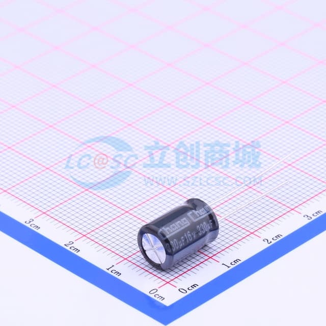 330uF ±20% 16V 【插件】实物图