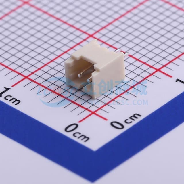1x2P 间距:1.25mm 直插 【插件】实物图