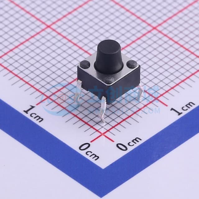 6*6*6.5mm 直插 轻触开关 【轻触】实物图