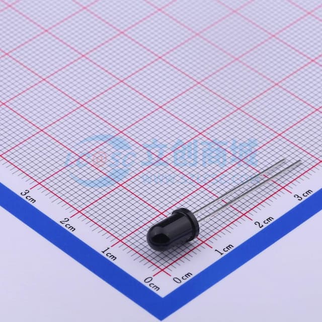F5红外接收二极管黑色PD940nm 反向电压30V 【红外】实物图