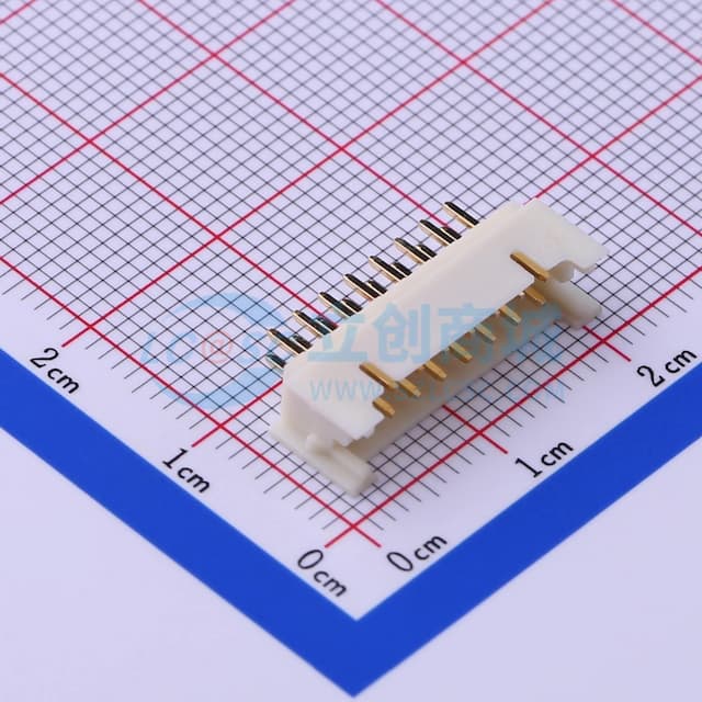 2x8P 间距:2mm 直插 【插件】实物图