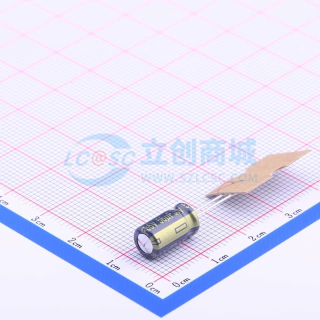 56uF ±20% 35V 【引线】实物图