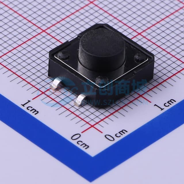 12*12*6mm 立贴 轻触开关实物图