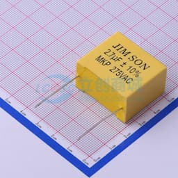 2.7uF ±10% 275V 等级:X2 【安规】缩略图