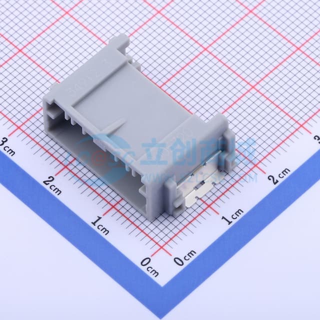 1x8P 间距:2mm 卧贴实物图