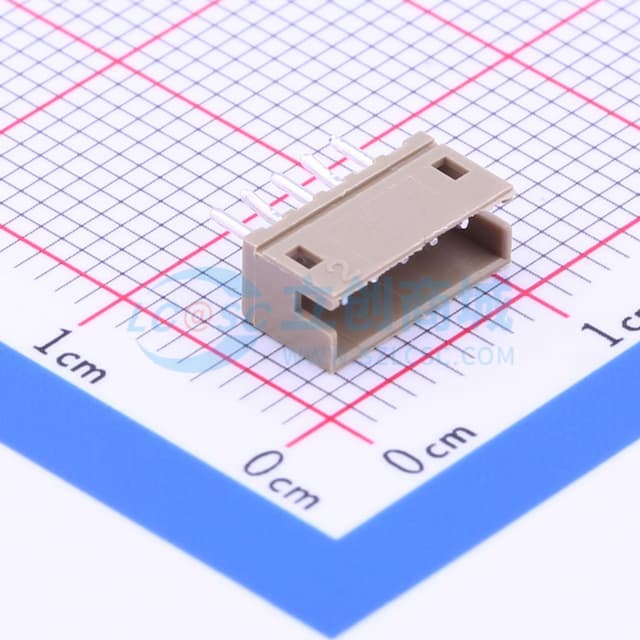 1x5P 间距:1.5mm 直插 系列:ZH 【插件】实物图