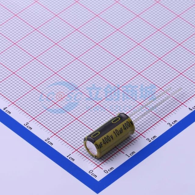 10uF ±20% 400V 【插件】实物图