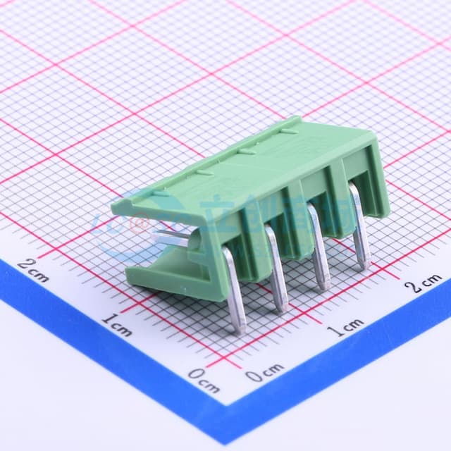 5.08mm 排数:1 每排P数:4 【插件】实物图