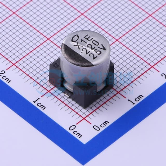 220uF ±20% 25V实物图