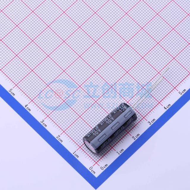 2700uF ±20% 10V 【引线】实物图