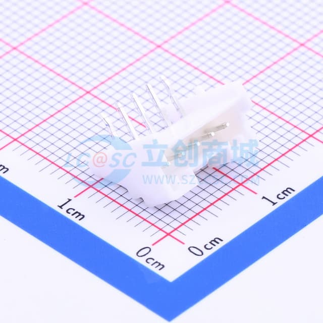 1x5P 间距:2mm 弯插 【插件】实物图