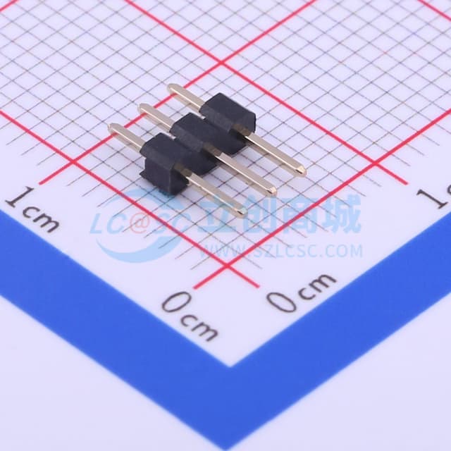 1x3P 间距:2mm 直插 【排针】实物图