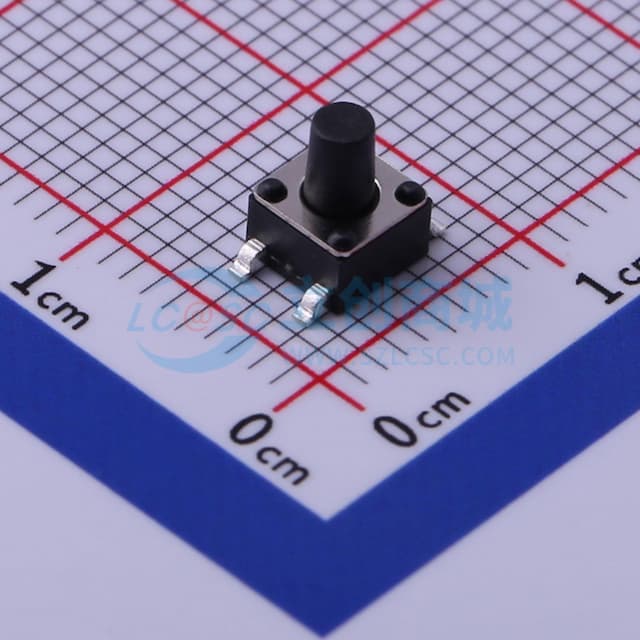 4.5*4.5*6mm 立贴 轻触开关实物图