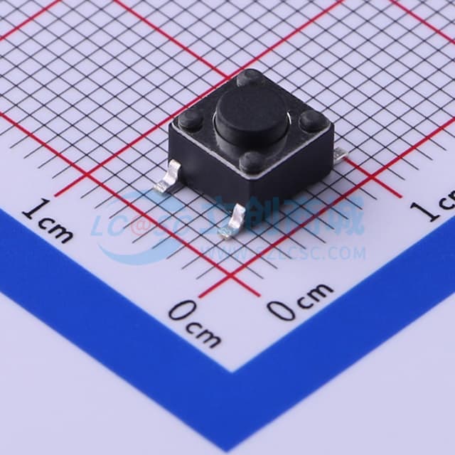 6*6*4.5mm 立贴 轻触开关实物图