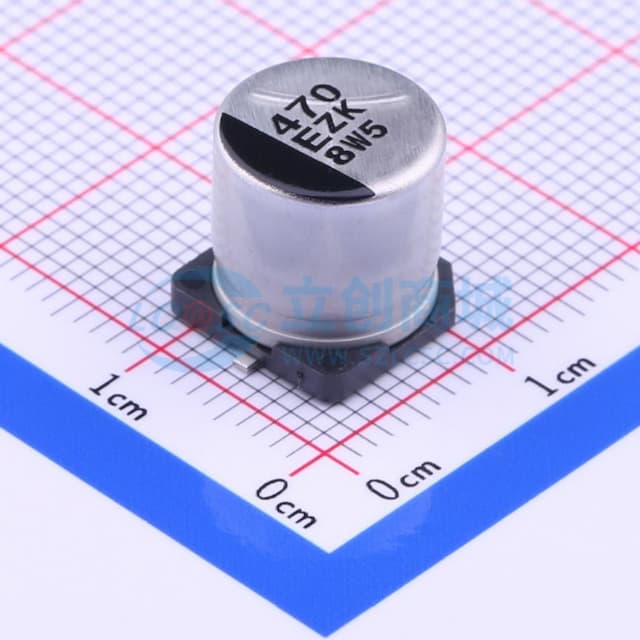 470uF ±20% 25V实物图
