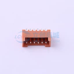 土黃 1x6P 间距:1.25mm 直插【插件】缩略图