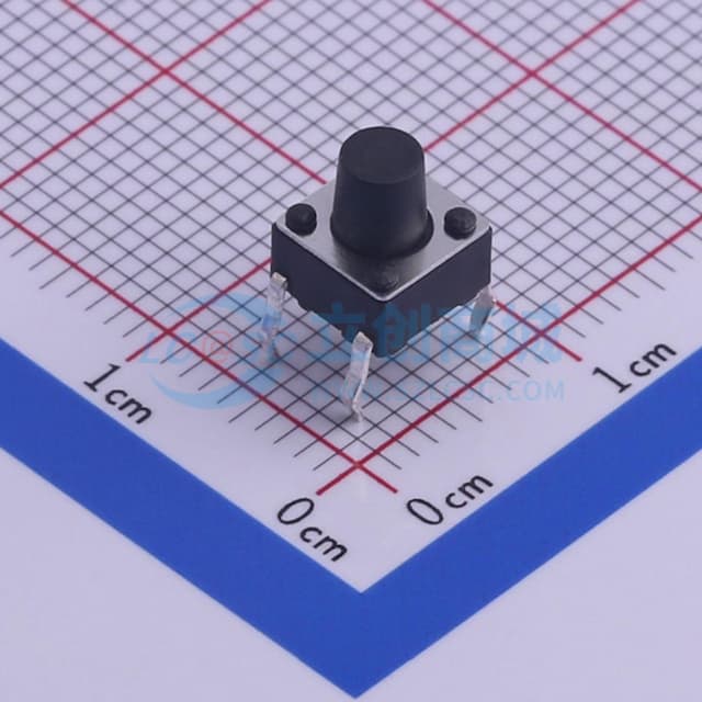 6*6*7mm 直插 轻触开关 【轻触】实物图