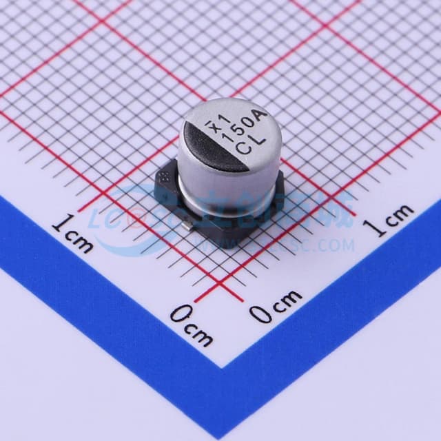 150uF ±20% 10V实物图