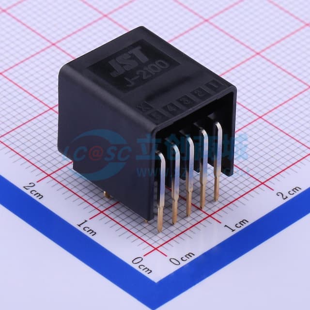 2x5P 间距:2.5mm 弯插 【插件】实物图