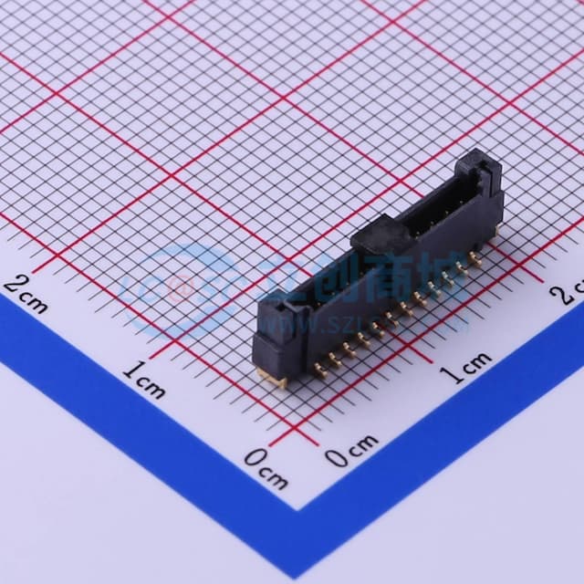 1x12P 间距:1.25mm 立贴实物图