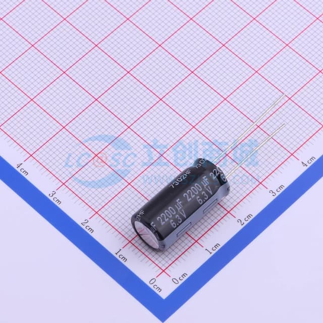 2200uF ±20% 6.3V 【引线】实物图