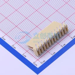 米黄色 1x12P 间距:2.54mm 弯插 系列:KK 254(MX2510)【插件】缩略图