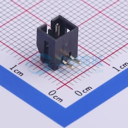 黑色 1x2P 间距:2mm 弯插【插件】缩略图