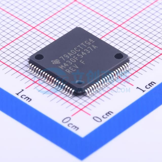具有 256KB 闪存、16KB SRAM、12 位 ADC、DMA、UART/SPI/I2C、计时器和硬件乘法器的 25MHz MCU实物图