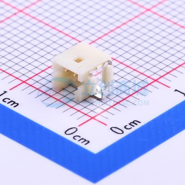 1x2P 间距:1.25mm 卧贴实物图