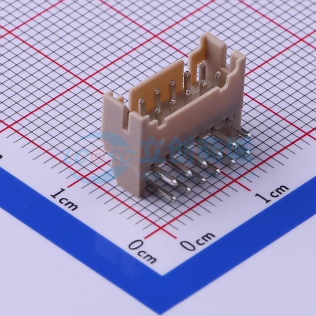 2x6P 间距:2mm 弯插【插件】实物图