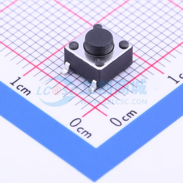 6*6*6mm 立贴 轻触开关实物图
