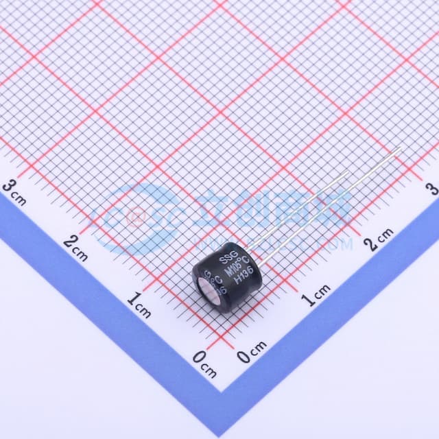 100uF ±20% 16V 【引线】实物图
