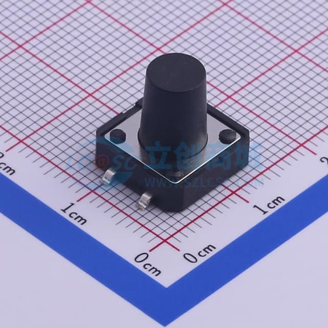 12*12*12mm 立贴 轻触开关实物图