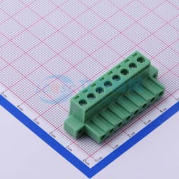 5.08mm 1x8P 排数:1 每排P数:8 螺丝固定缩略图