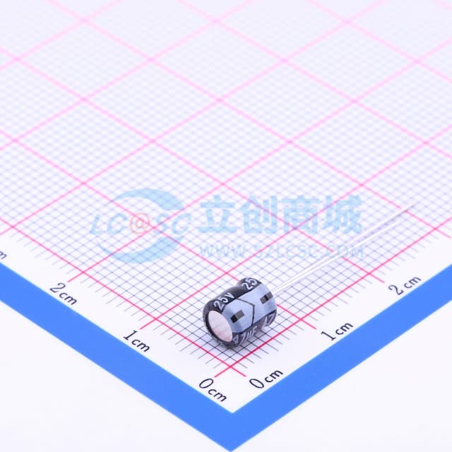 47uF ±20% 25V 【引线】实物图