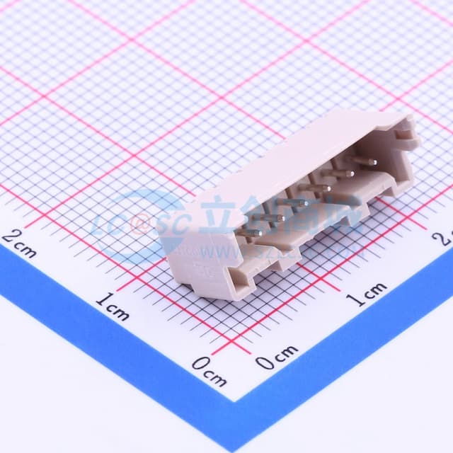 系列:XA 间距:2.5mm 1x7P【插件】实物图