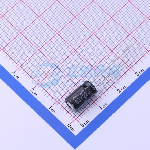 22uF ±20% 63V 【引线】实物图