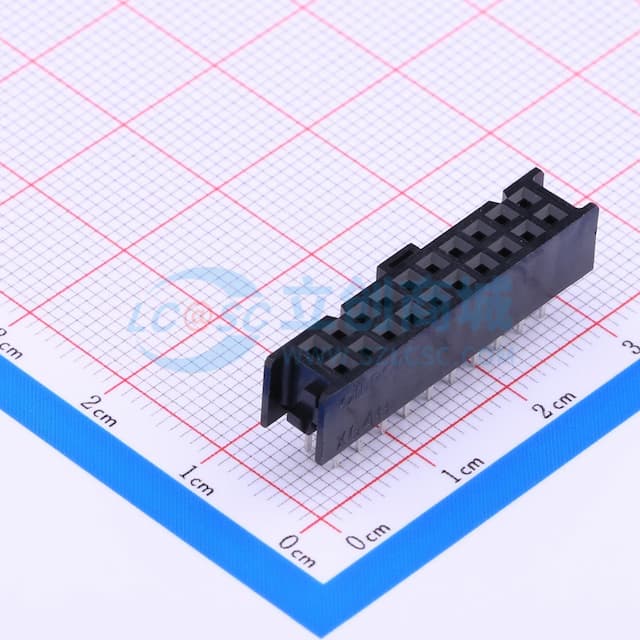 间距:2.54mm 2x10P 直插 【排针】实物图