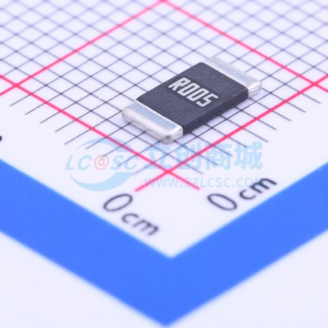 5mΩ ±1% 2W 合金电阻实物图
