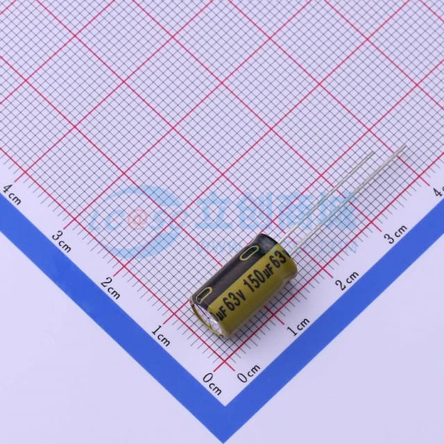 150uF ±20% 63V 【插件】实物图