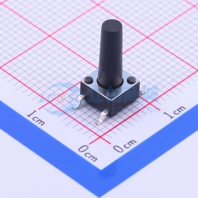 轻触开关,KAN0641-1351B-L,贴片实物图