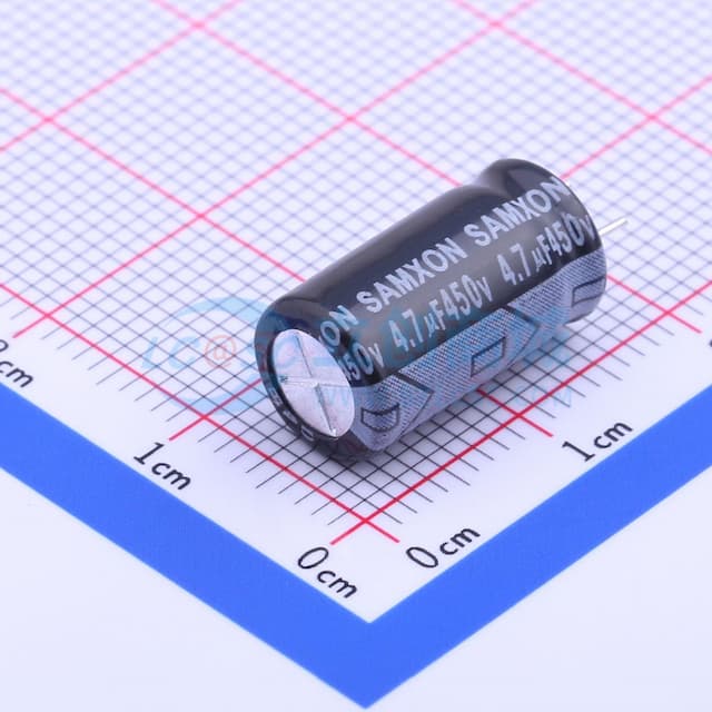 4.7uF ±20% 450V 【插件】实物图