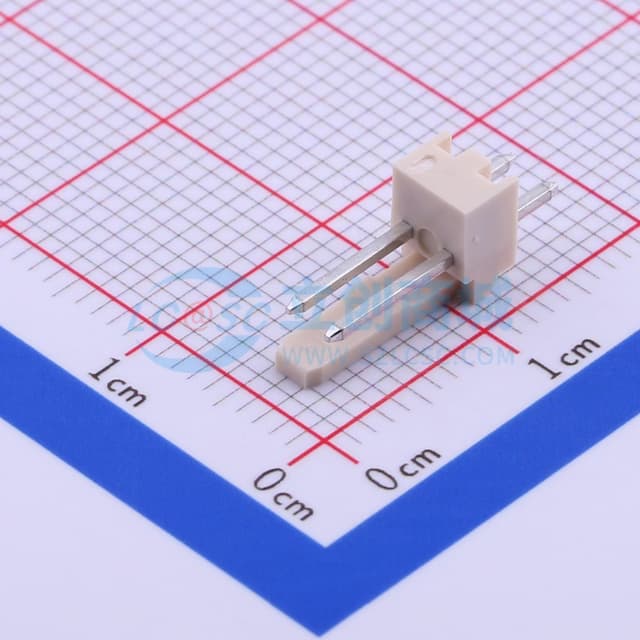 1x2P 间距:2.5mm 直插 【插件】实物图