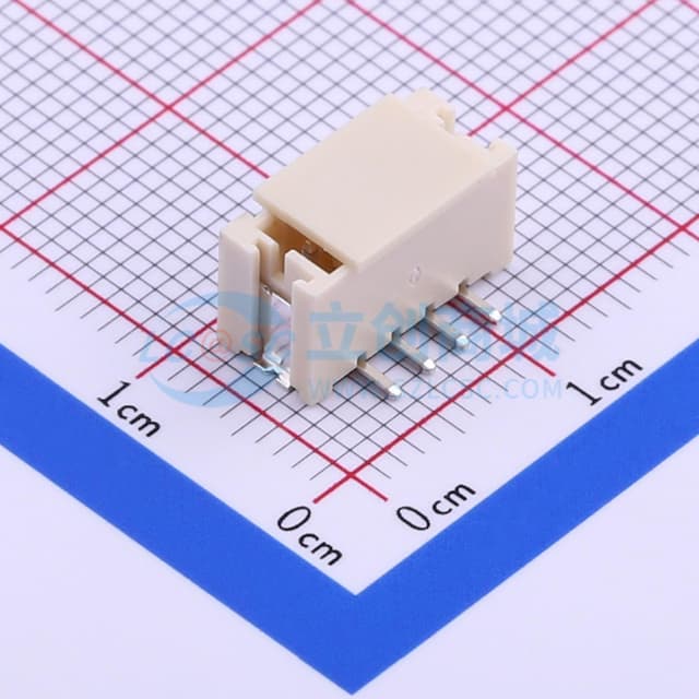 1x4P 间距:2mm 立贴 系列:PH实物图