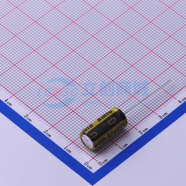 8.2uF ±20% 450V 【插件】实物图