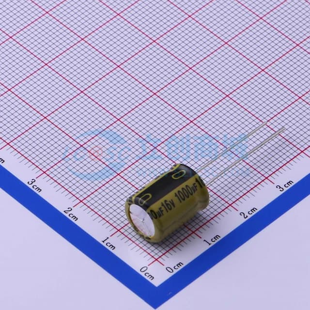 1000uF ±20% 16V 【引线】实物图